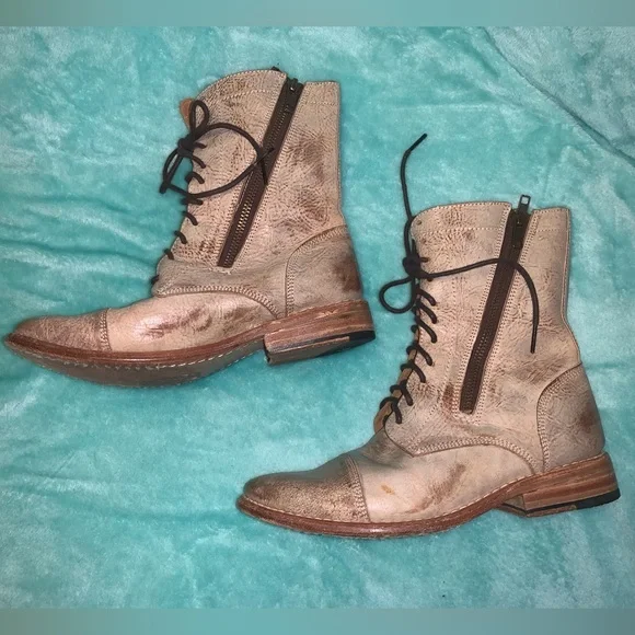 Bed Stü Tabor Distressed Combat Boots - Picture 9 of 12